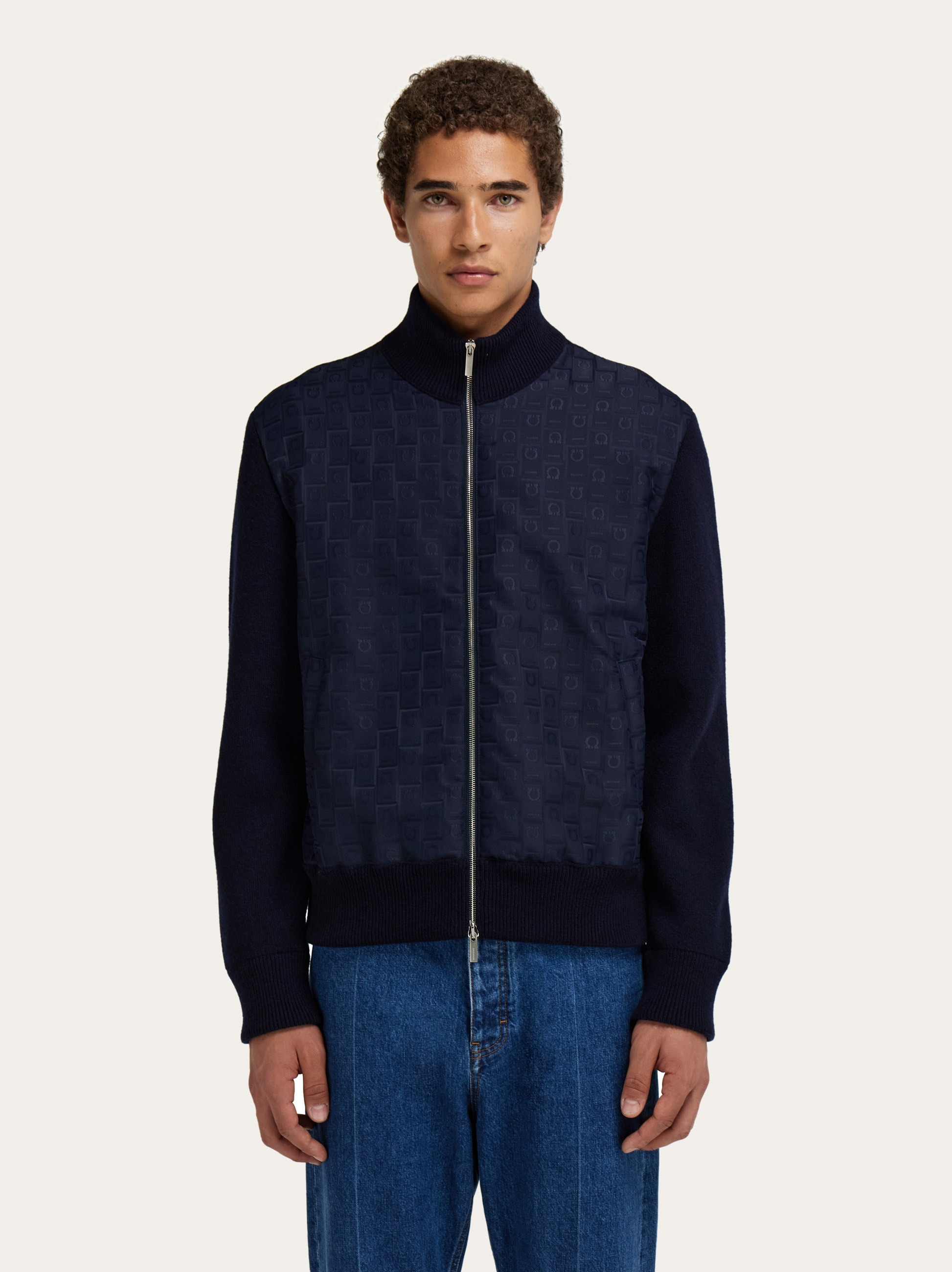 Knitted bomber jacket - 2