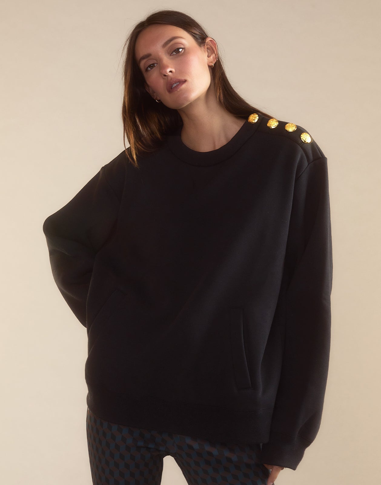 Button Up Sweatshirt - 2