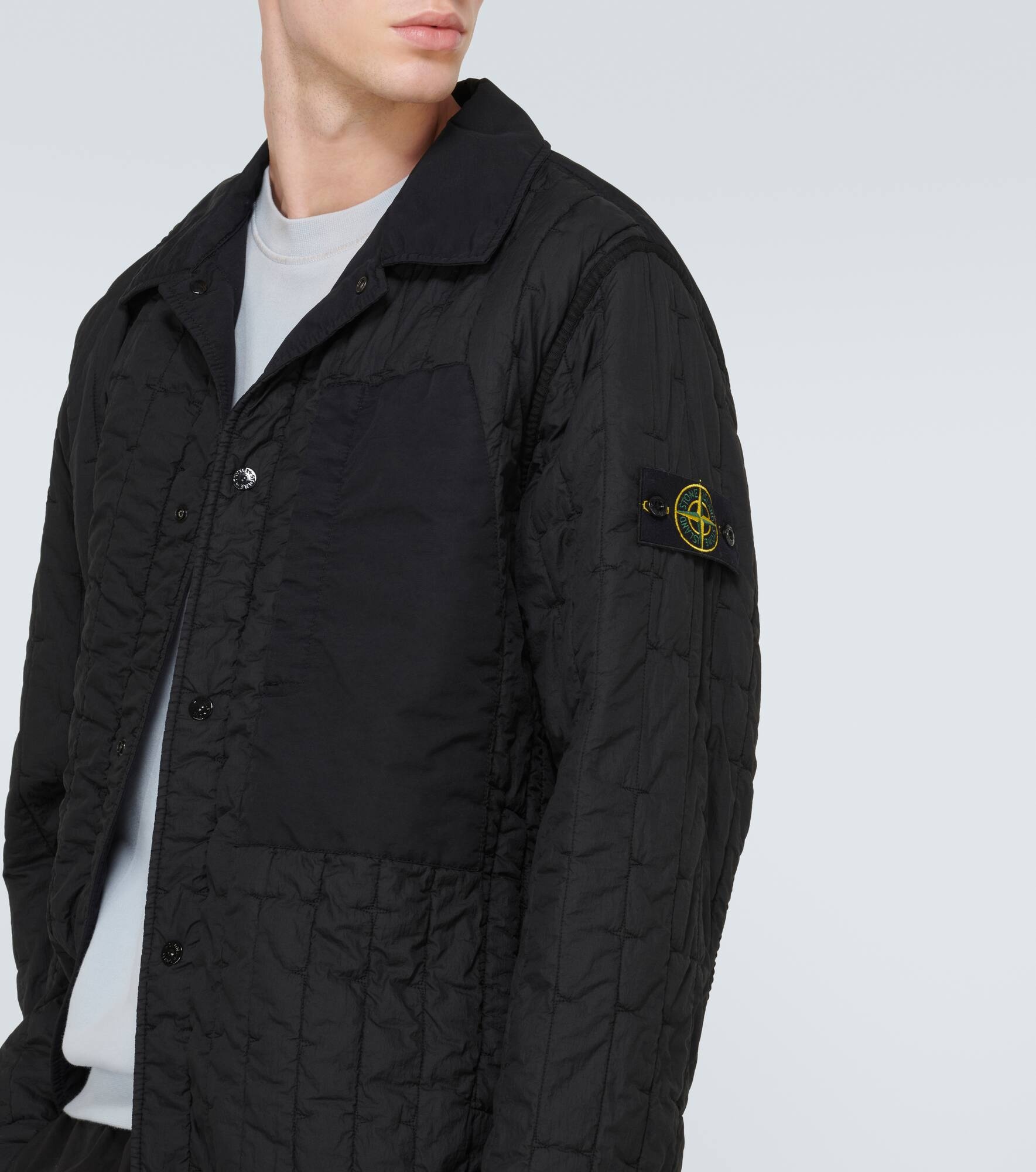 Quilted overshirt - 5