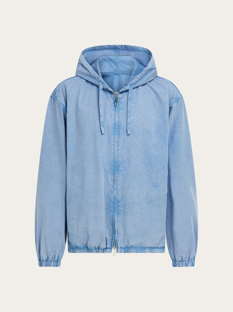 Cotton and silk blouson 1