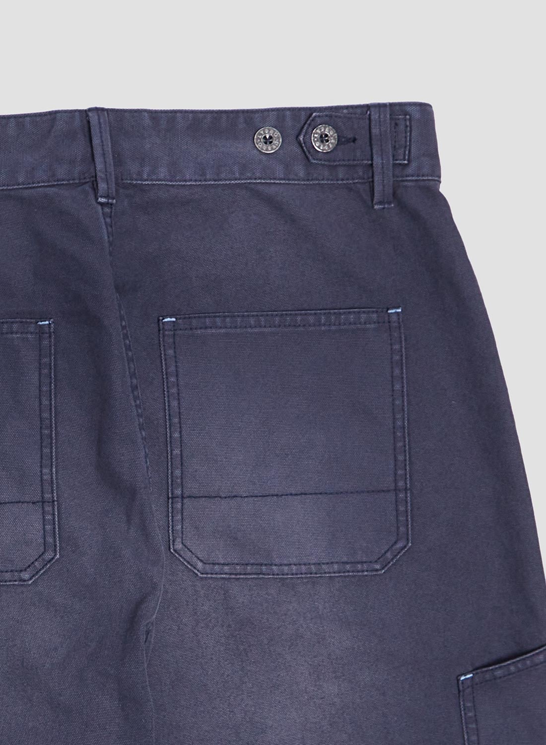 Carpenter Pant Canvas in Black Navy - 8