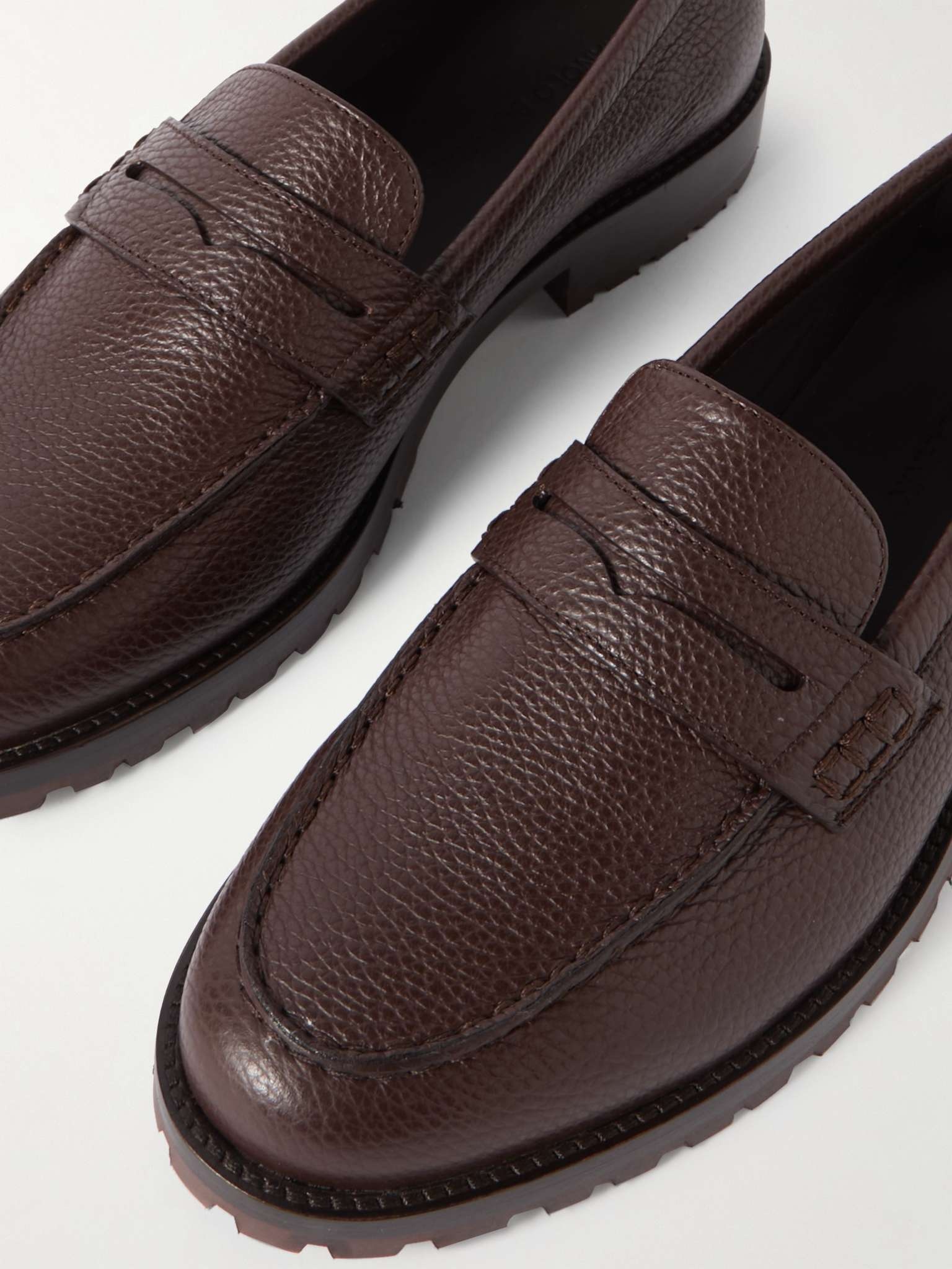 Perry Full-Grain Leather Penny Loafers - 11