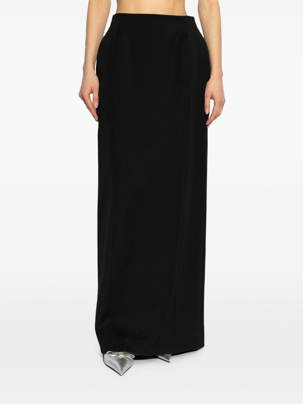 wool maxi skirt - 3