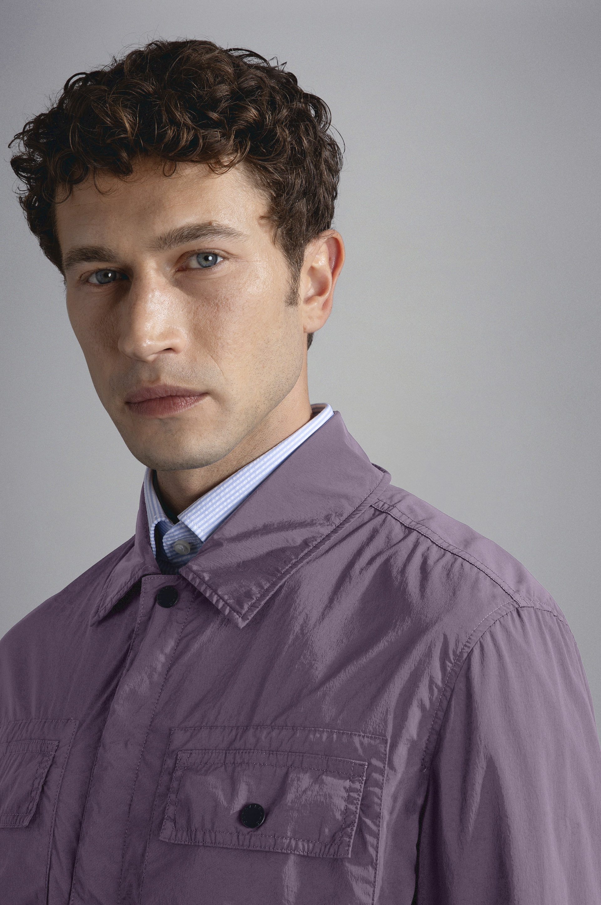 GARMENT DYED STRETCH ECONYL® NYLON SHACKET - 4
