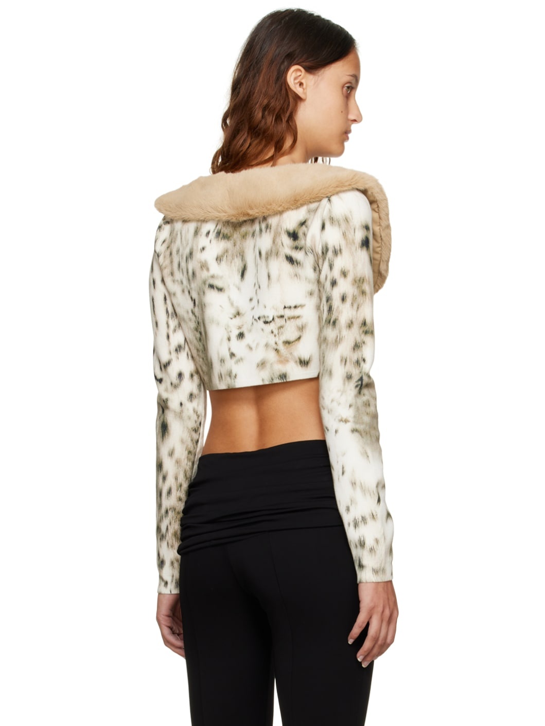 Off-White Animal Print Cardigan - 3