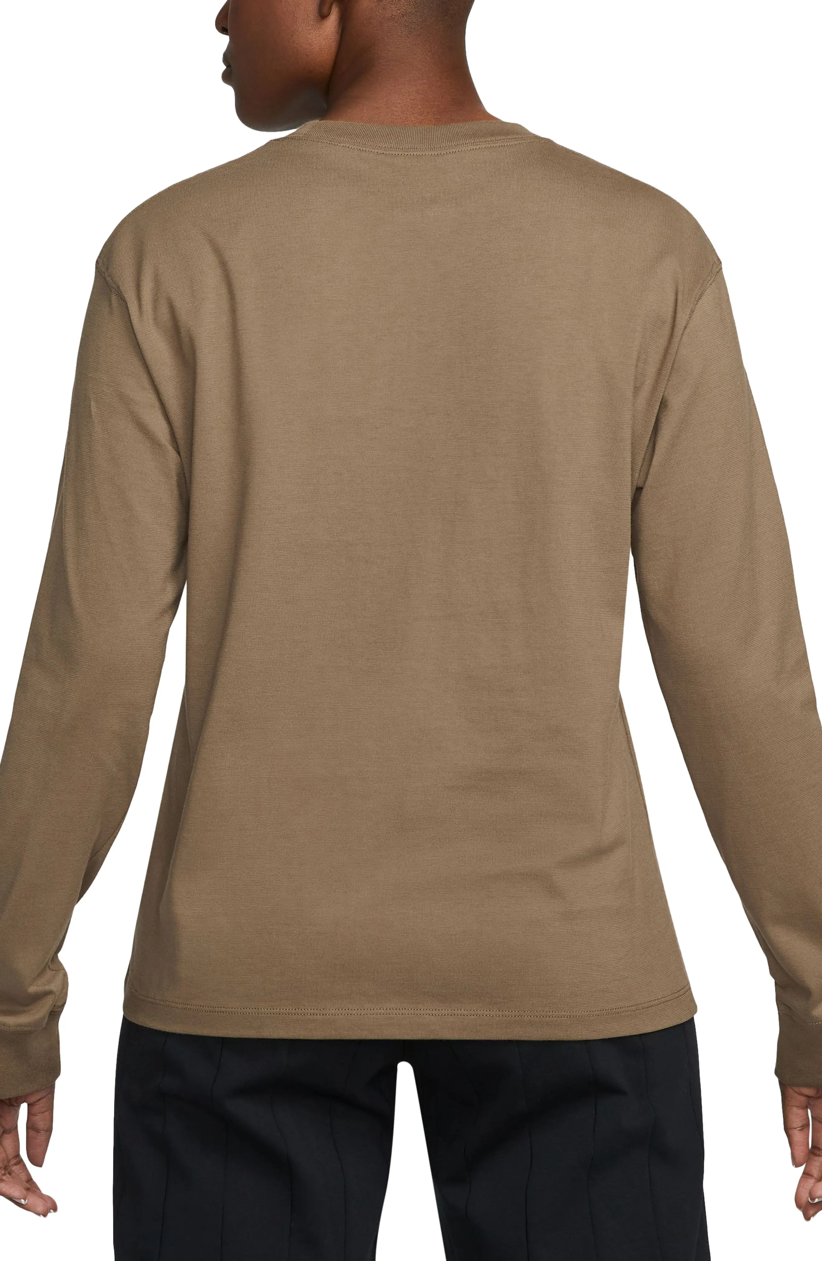 Flight Long Sleeve Graphic T-Shirt in Brown Kelp/Black - 2