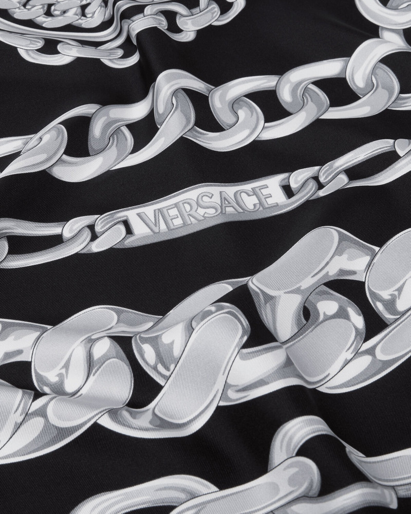 VERSACE Medusa Chains Large Silk Foulard 34.4" outlook