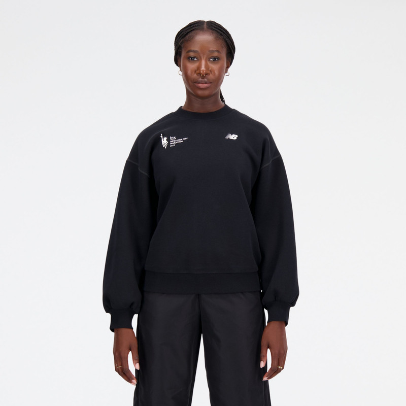 NYC Marathon Essentials Americana Brushed Back Fleece Crew 1