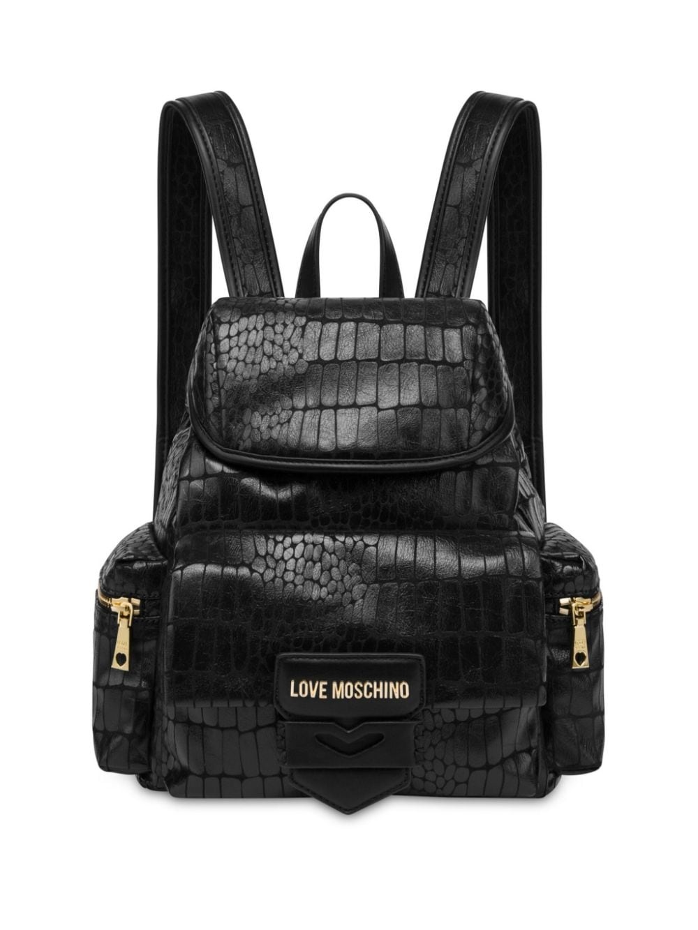 crocodile-effect backpack - 1