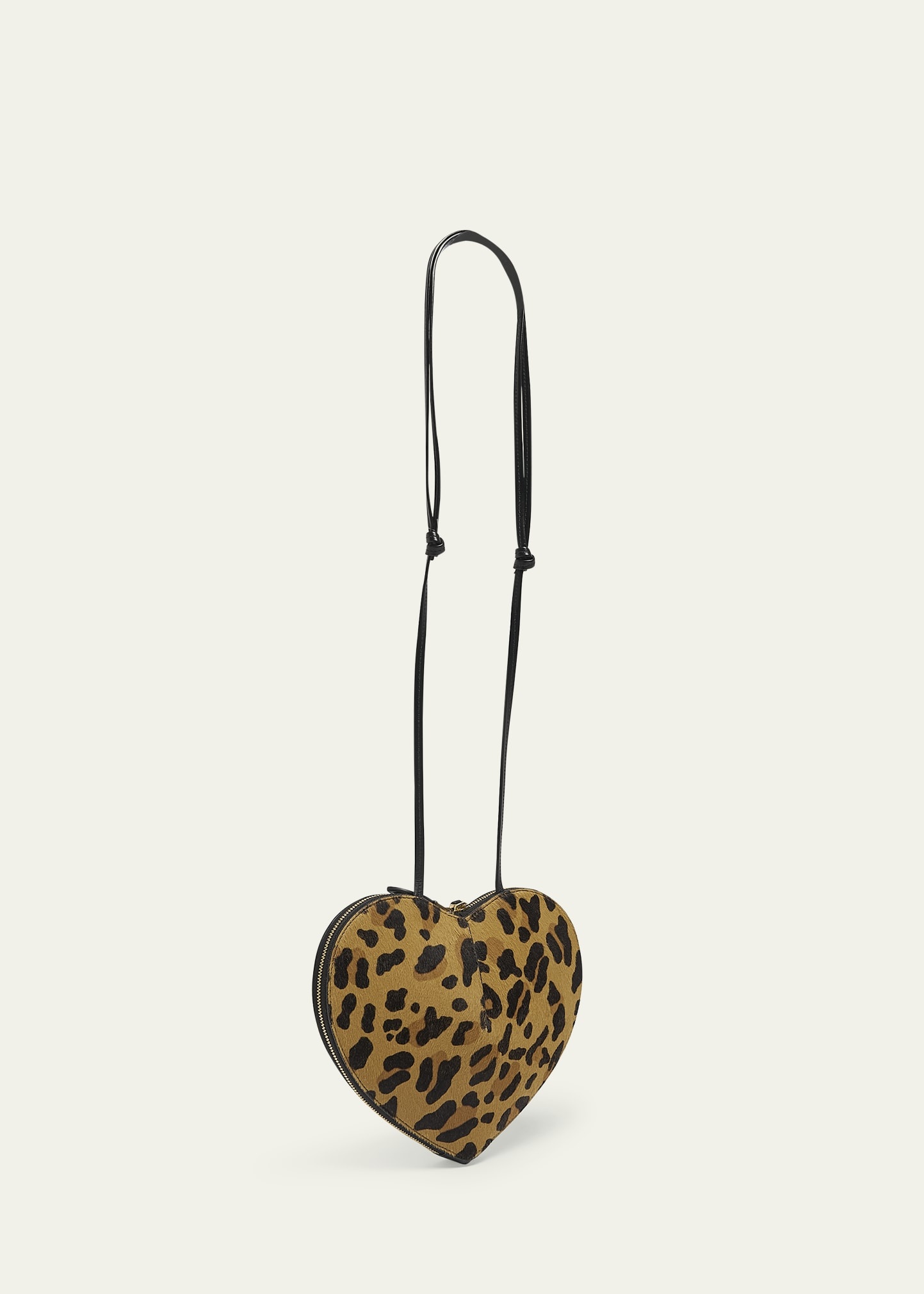 Le Coeur Crossbody Bag in Leopard Calf Hair - 3
