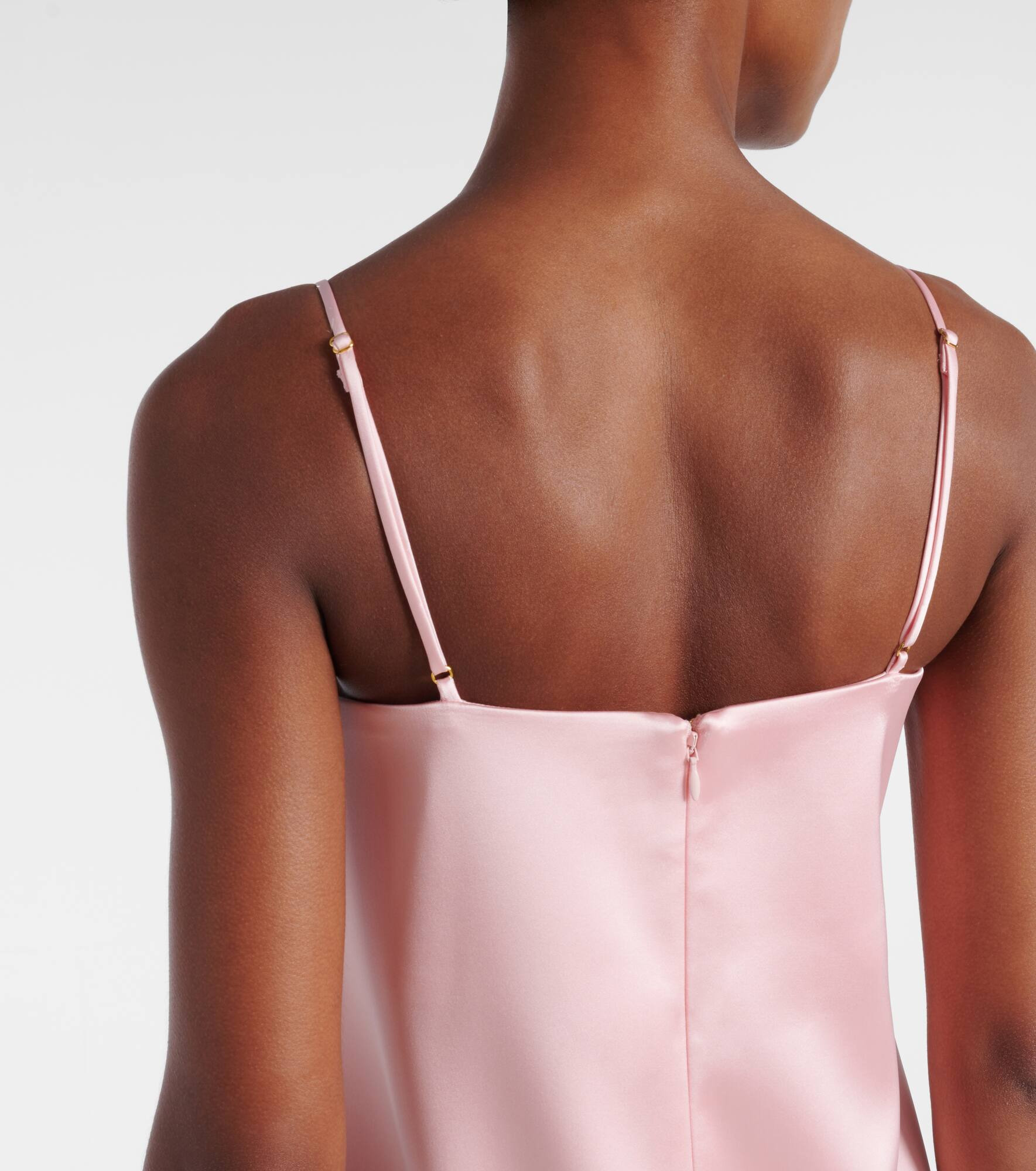 Cindy embellished satin slip dress - 6