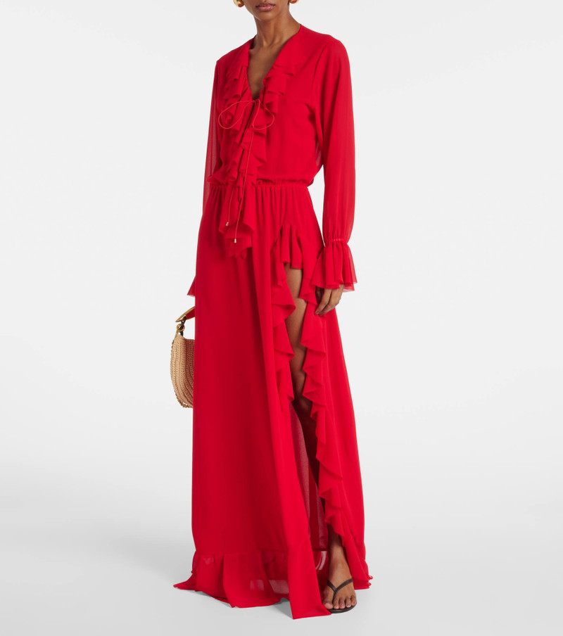 BANANHOT Bellen ruffled maxi dress outlook