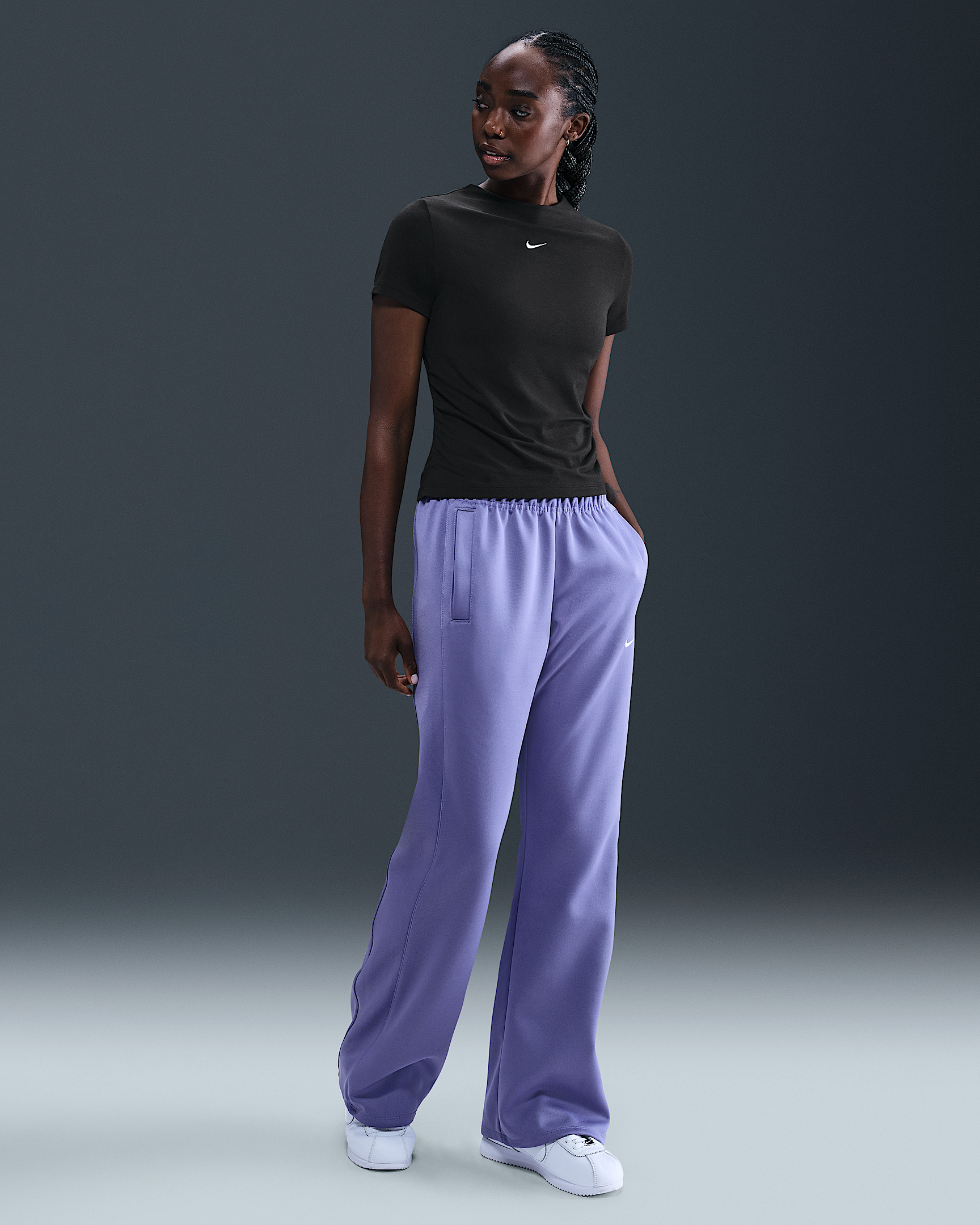 Nike Sportswear Chill Knit Women's Tight Short-Sleeve Mock-Neck Top - 4