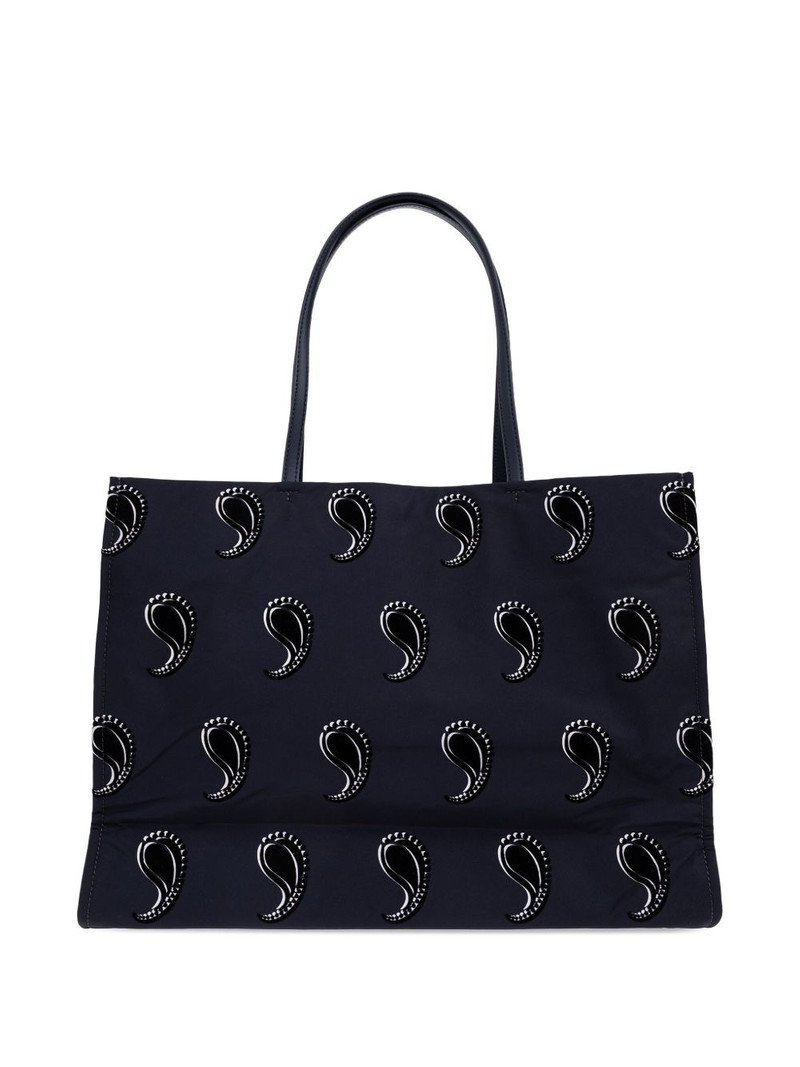 Ella paisley-pattern Double T motif tote bag 3