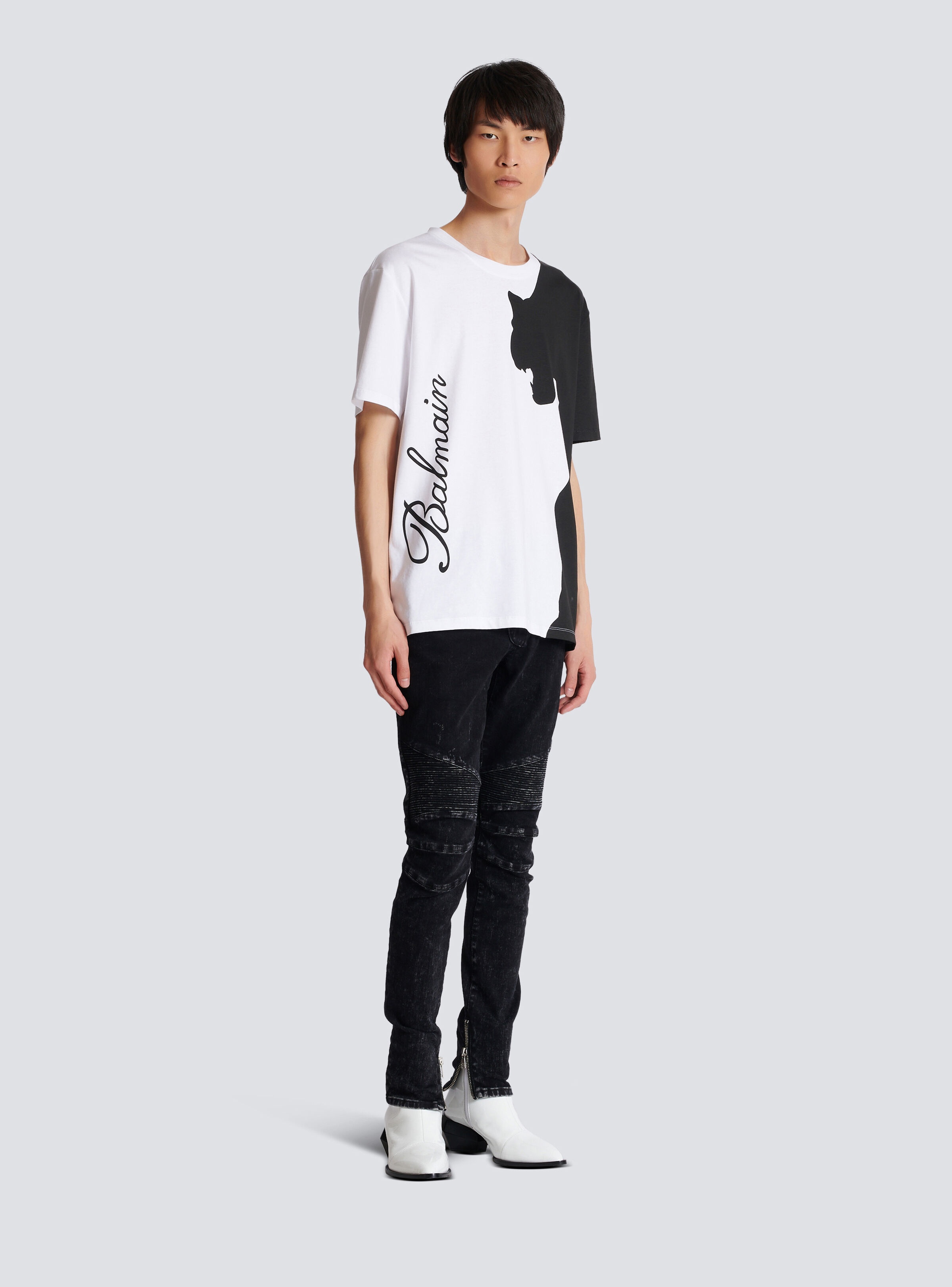 Tiger print short-sleeved T-shirt - 3