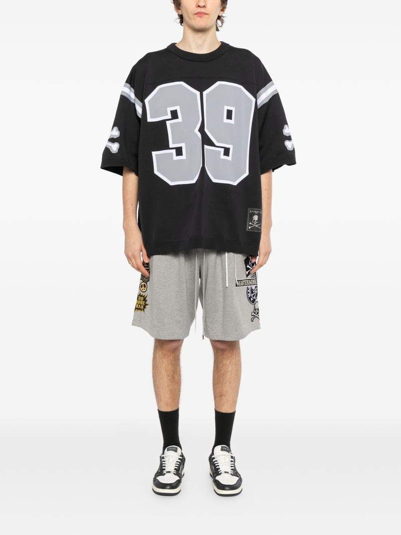 mastermind JAPAN logo-appliqué shorts outlook