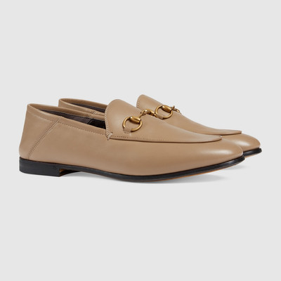 GUCCI Leather Horsebit loafer outlook