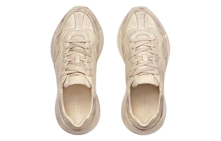 (WMNS) Gucci Rhyton 'Distressed Ivory' 550046-A9L00-9522 - 4