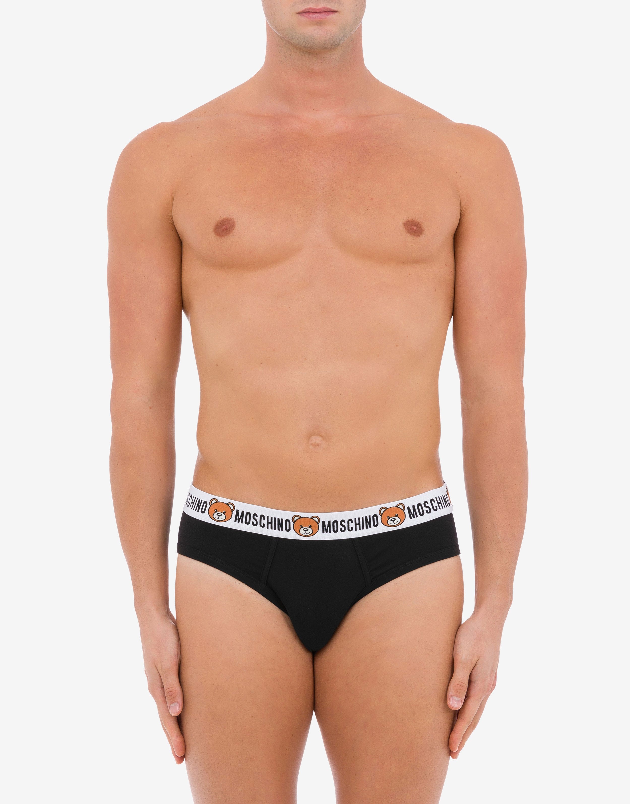 TEDDY ELASTIC BAND SET OF 2 BRIEFS - 2