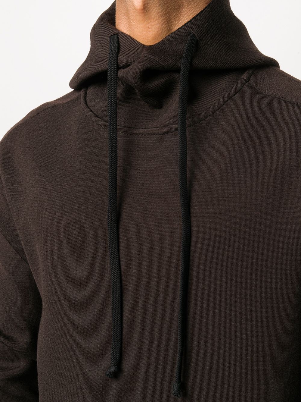 shawl neck hoodie - 5