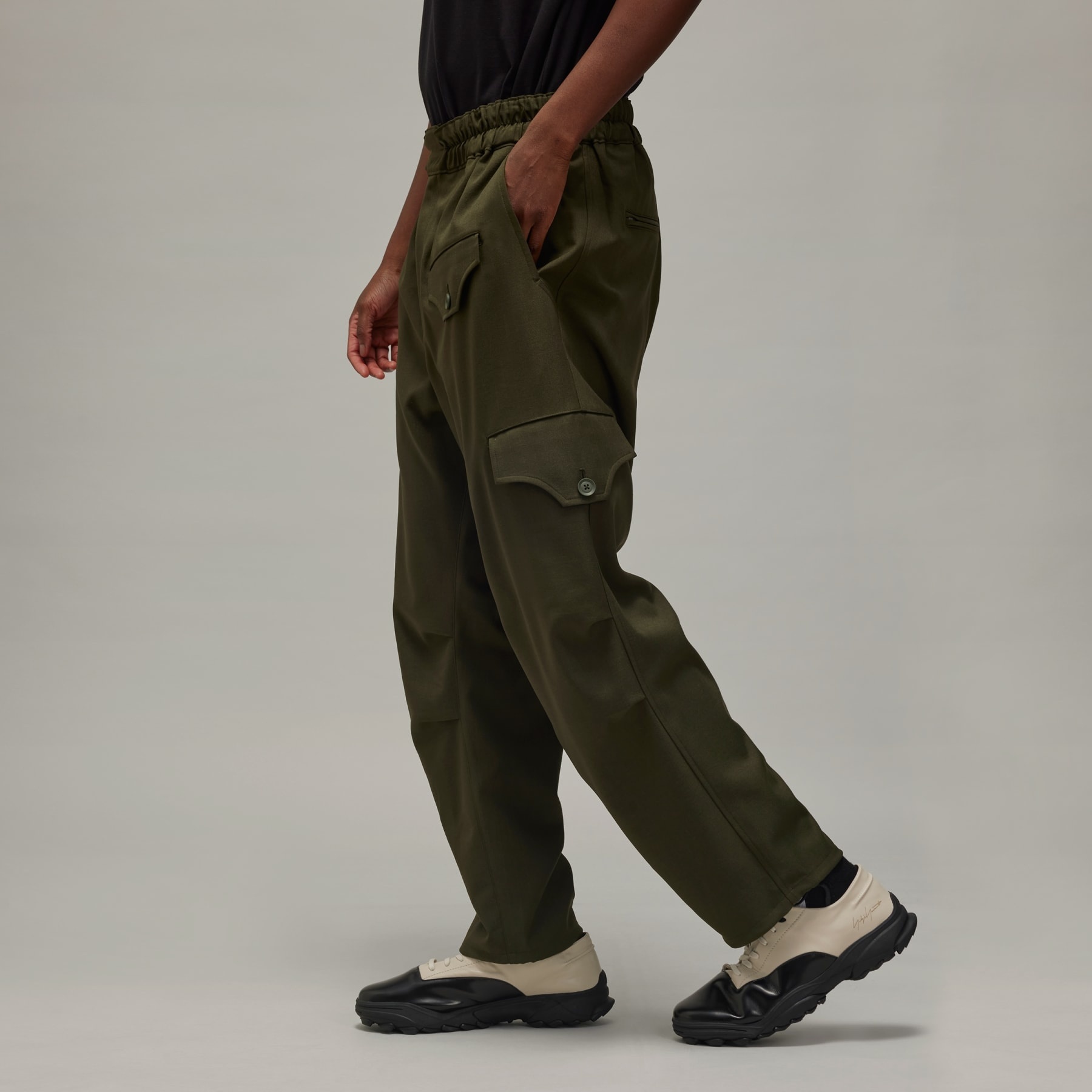 Y-3 Sport Uniform Straight Leg Pants - 4