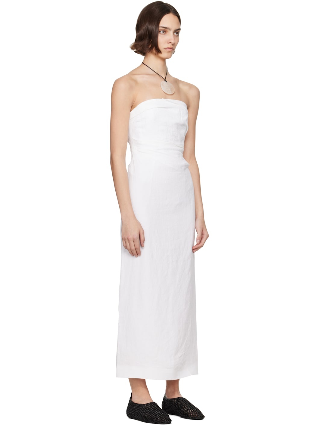 White Sabella Midi Dress - 2