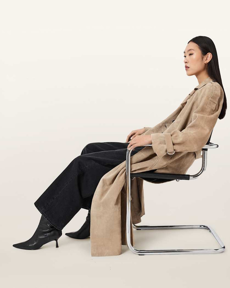 REED SUEDE TRENCH COAT 10