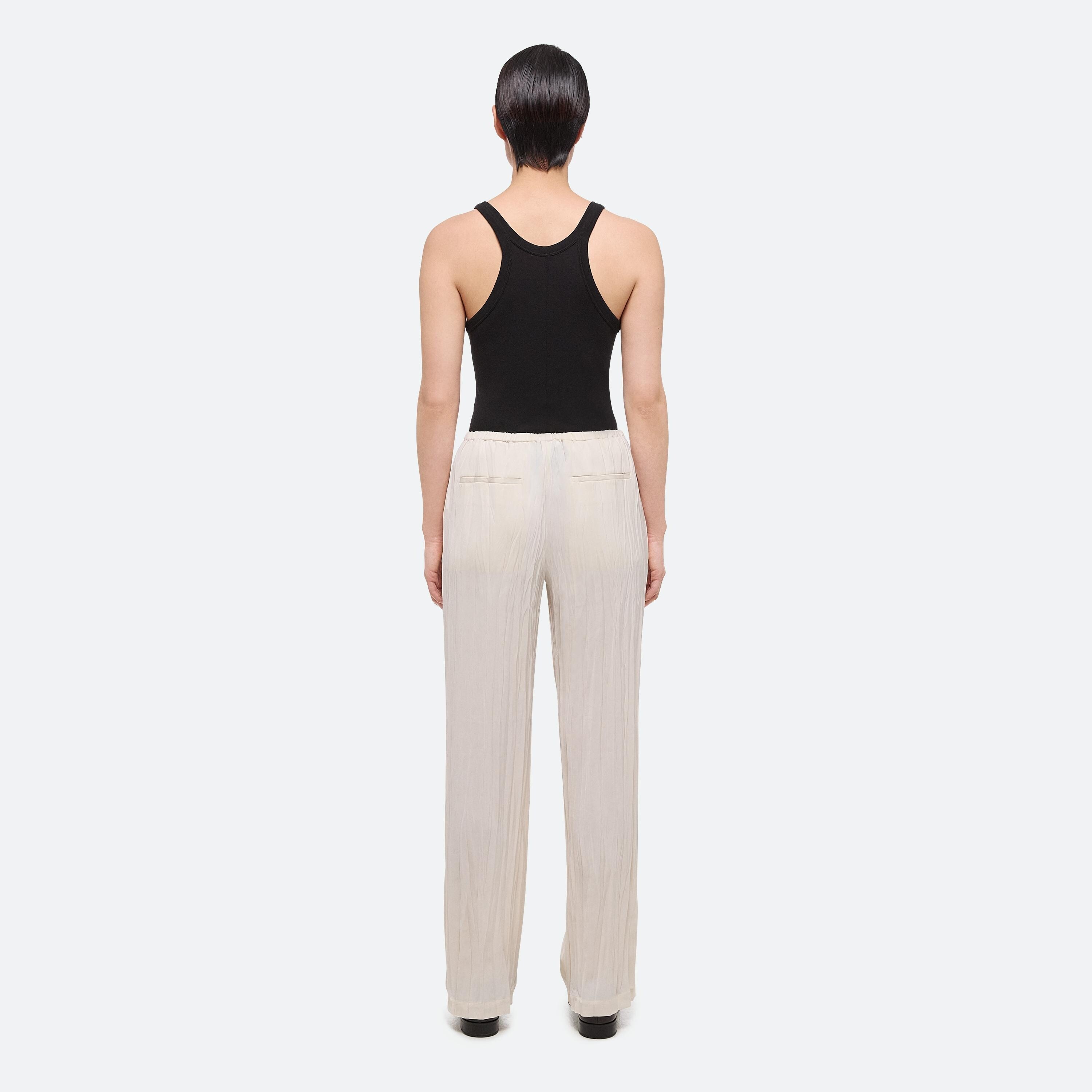 CRUSHED SATIN PANT - 5