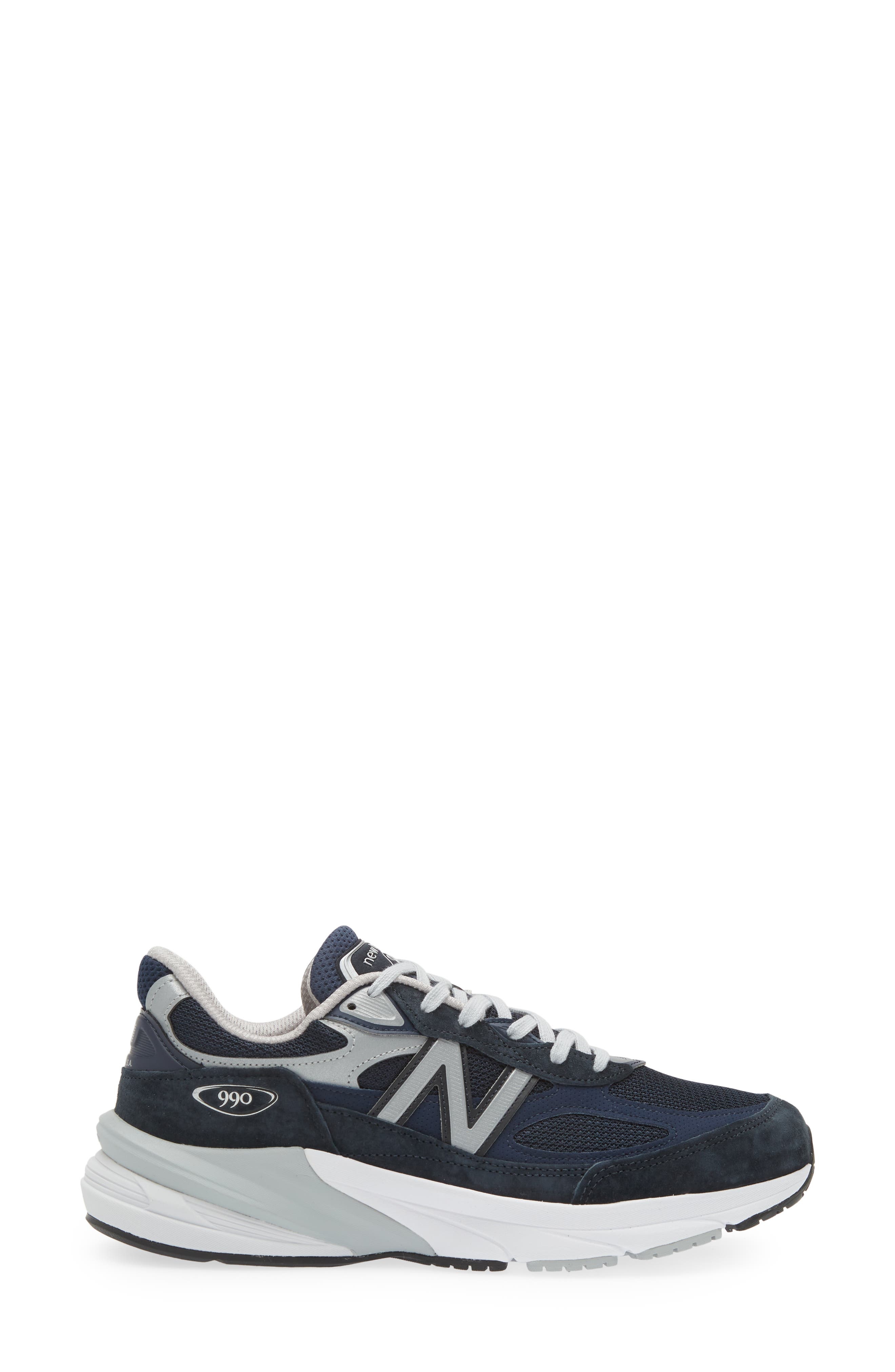 New Balance 990V6 Core Running Shoe in Navy/Navy at Nordstrom - 3