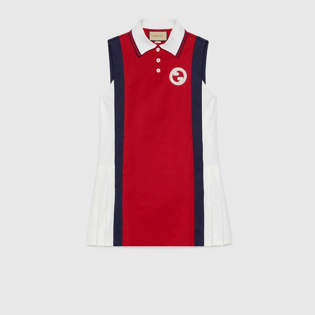 Technical jersey polo dress - 1