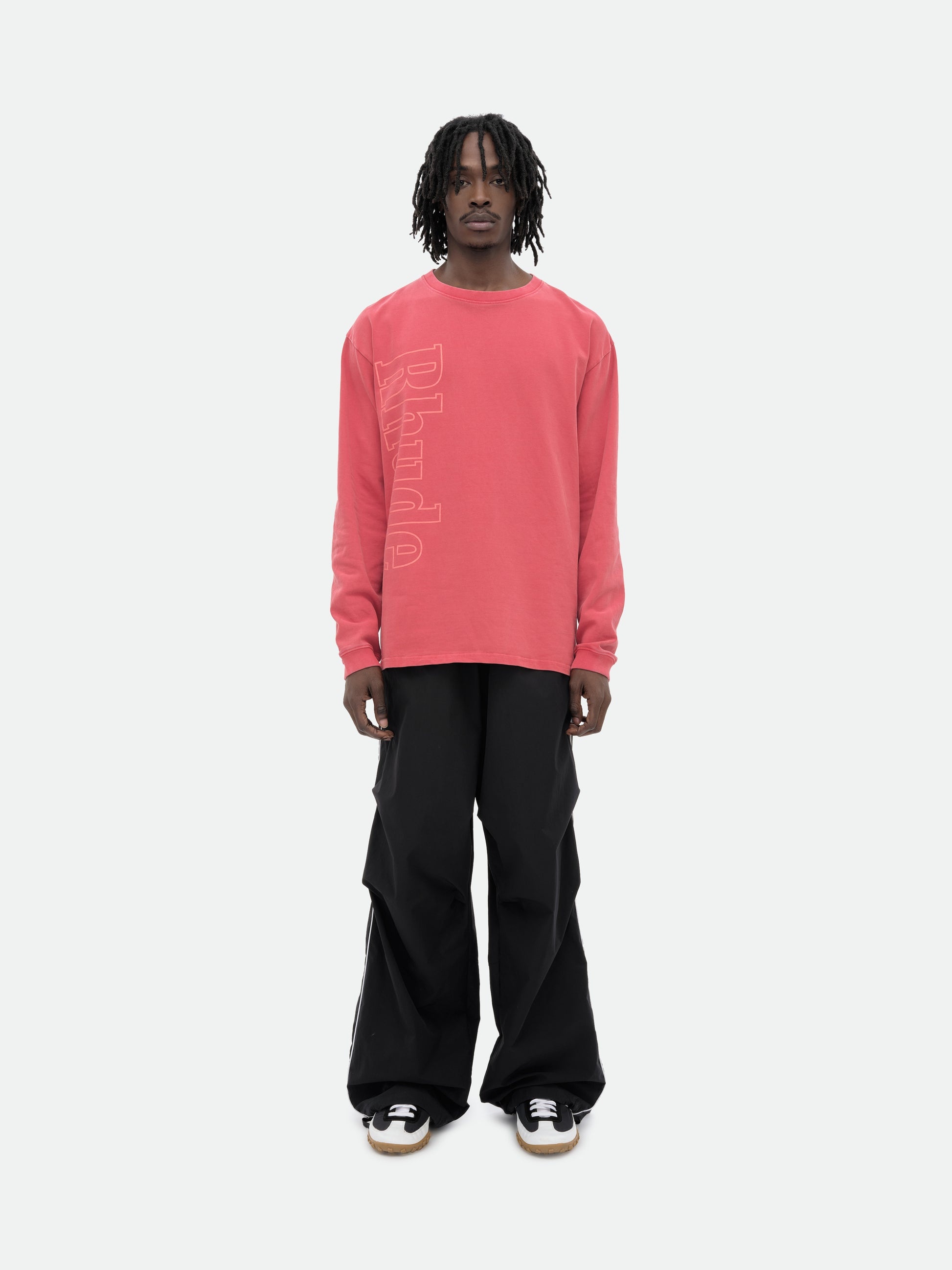 RHUDE SIDE LOGO LS TEE - 2