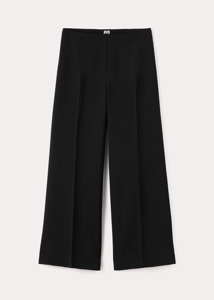 Clean wide trousers black - 1