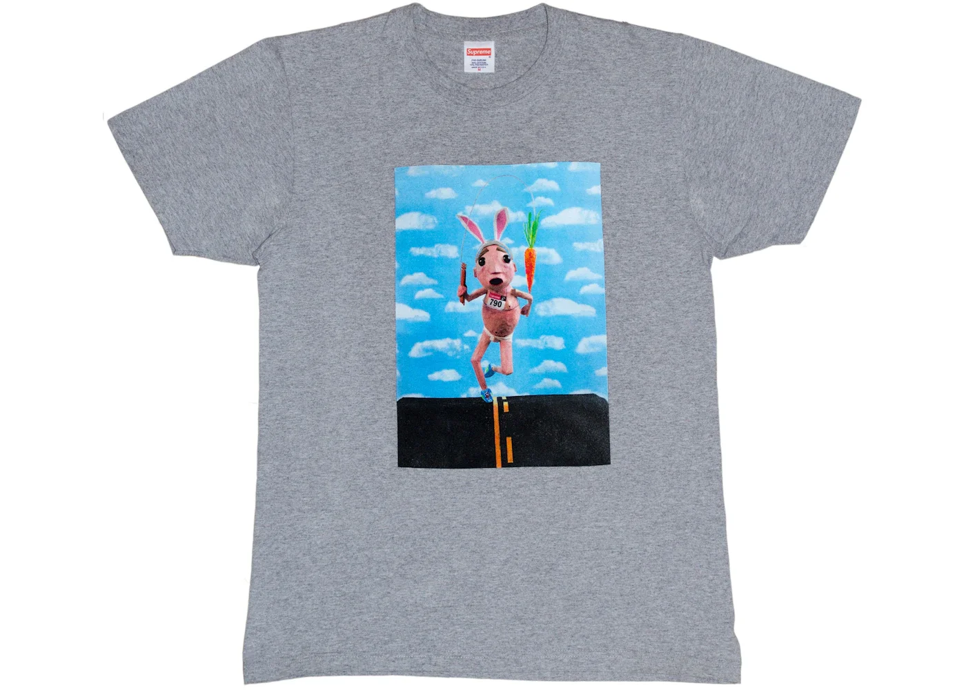 Supreme Mike Hill Runner Tee Heather Grey - 1