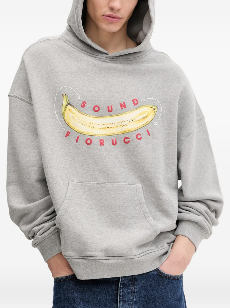 banana-print hoodie 1
