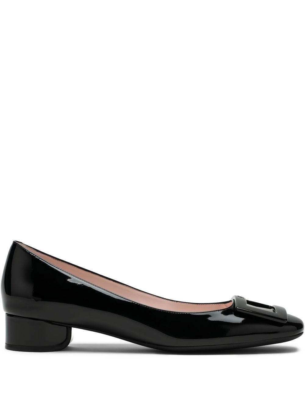 patent-leather ballerina shoes - 1