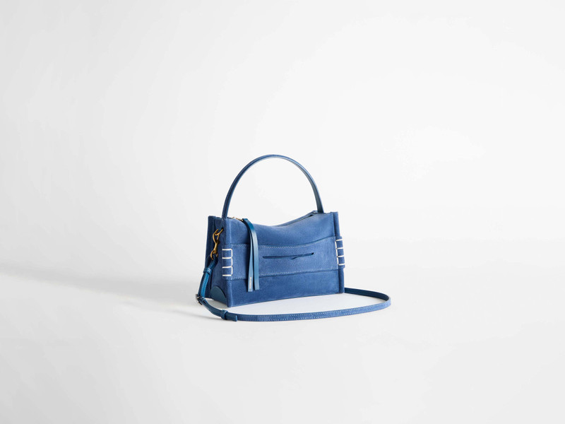 SMALL LOAFER BAG IN MID BLUE 3