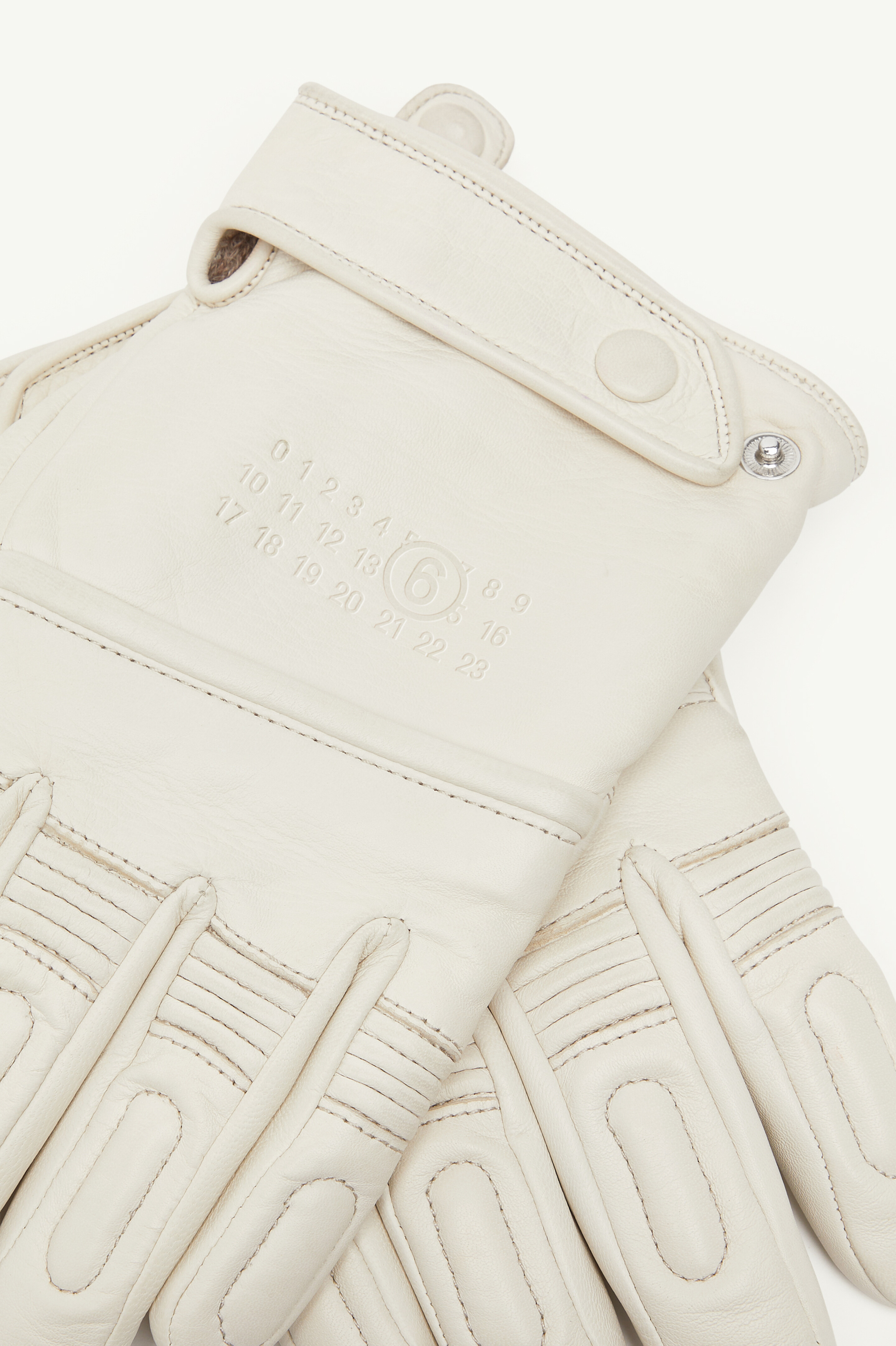 MM6 x Agnelle Leather Gloves - 2