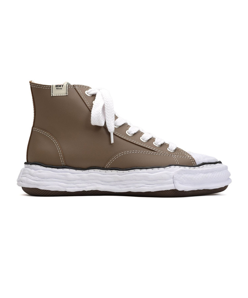 "PETERSON23" OG Sole Leather High-top Sneaker 1