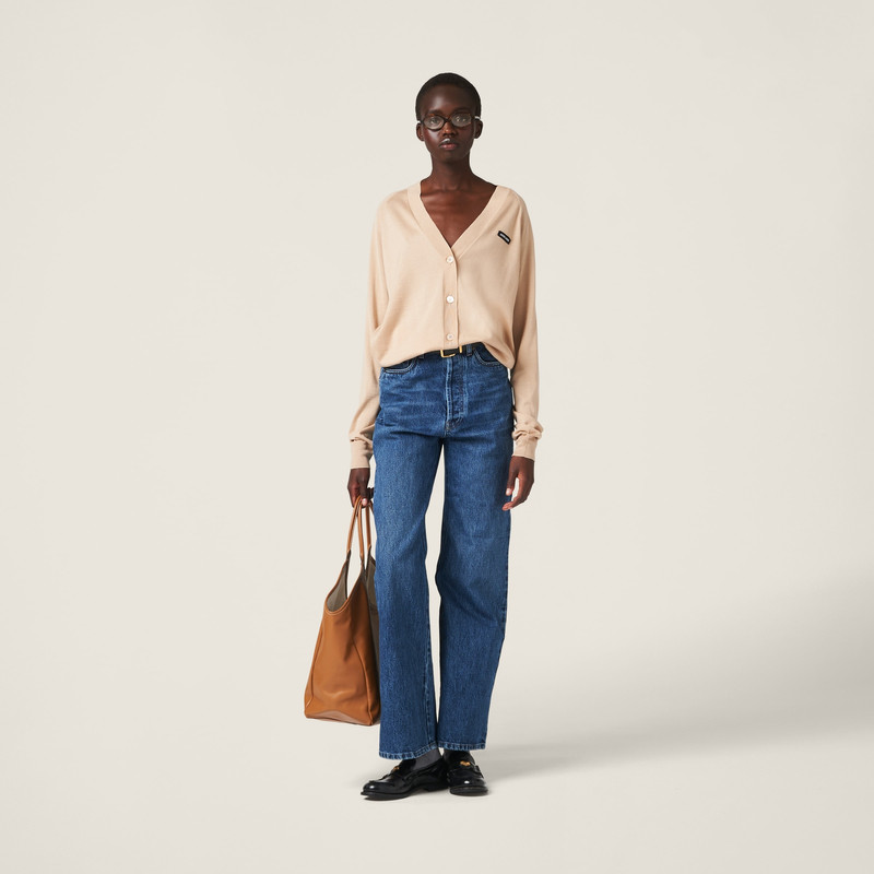 Cashmere and silk cardigan 4