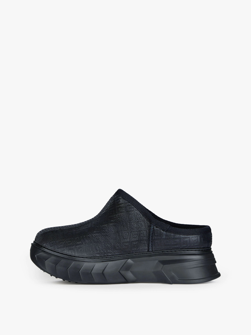 Givenchy WINTER MALLOW MULES IN 4G LEATHER AND FAUX FUR outlook