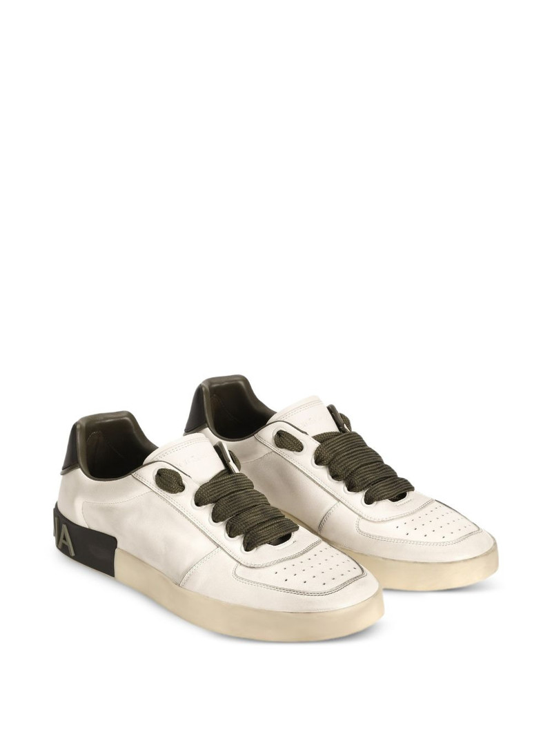Dolce & Gabbana perforated-detail lace-up sneakers outlook