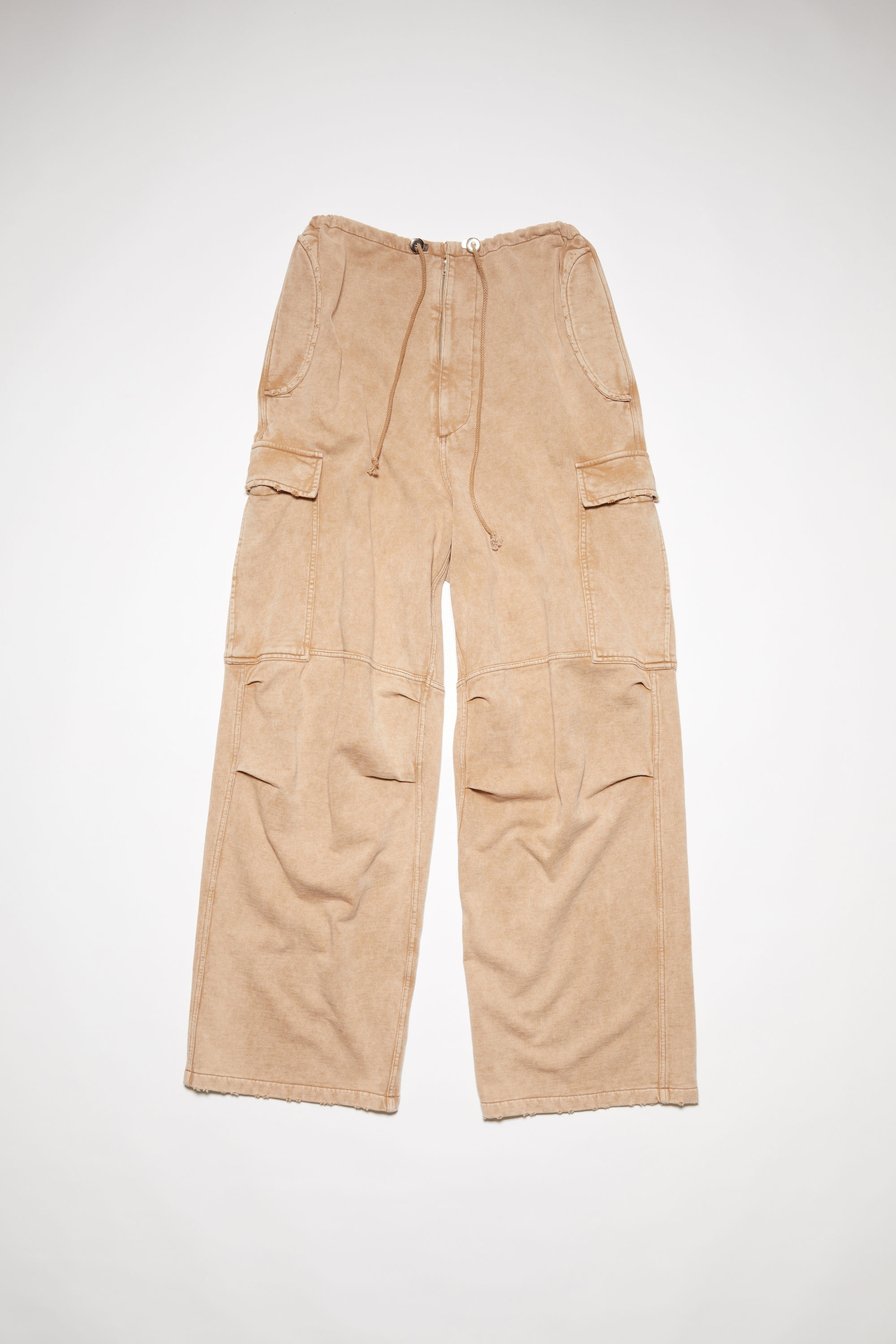 Cargo fleece trousers - Warm beige - 6