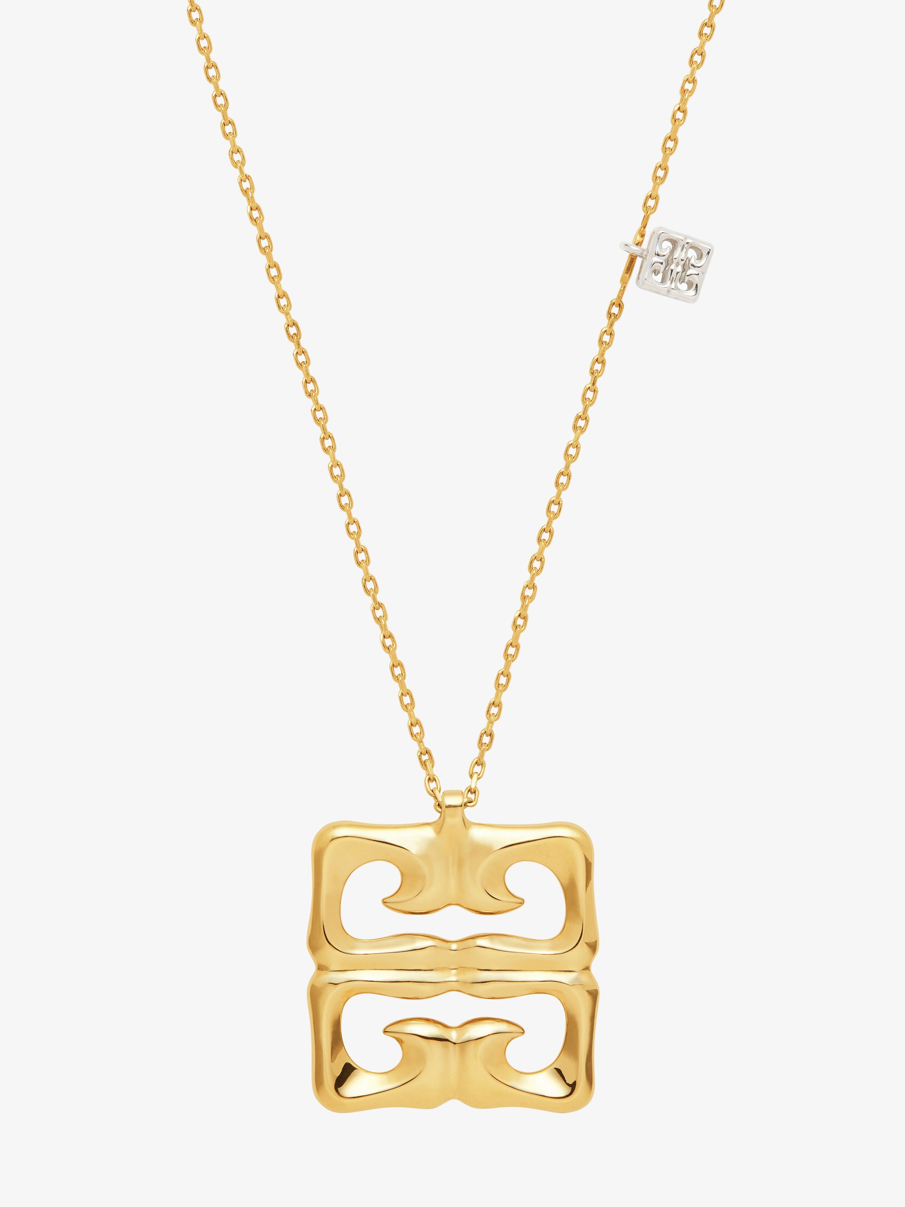 4G LIQUID NECKLACE IN METAL - 4