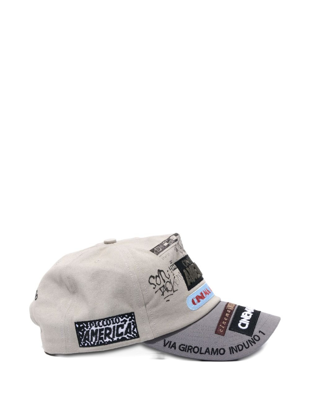 curved-peak baseball cap - 2