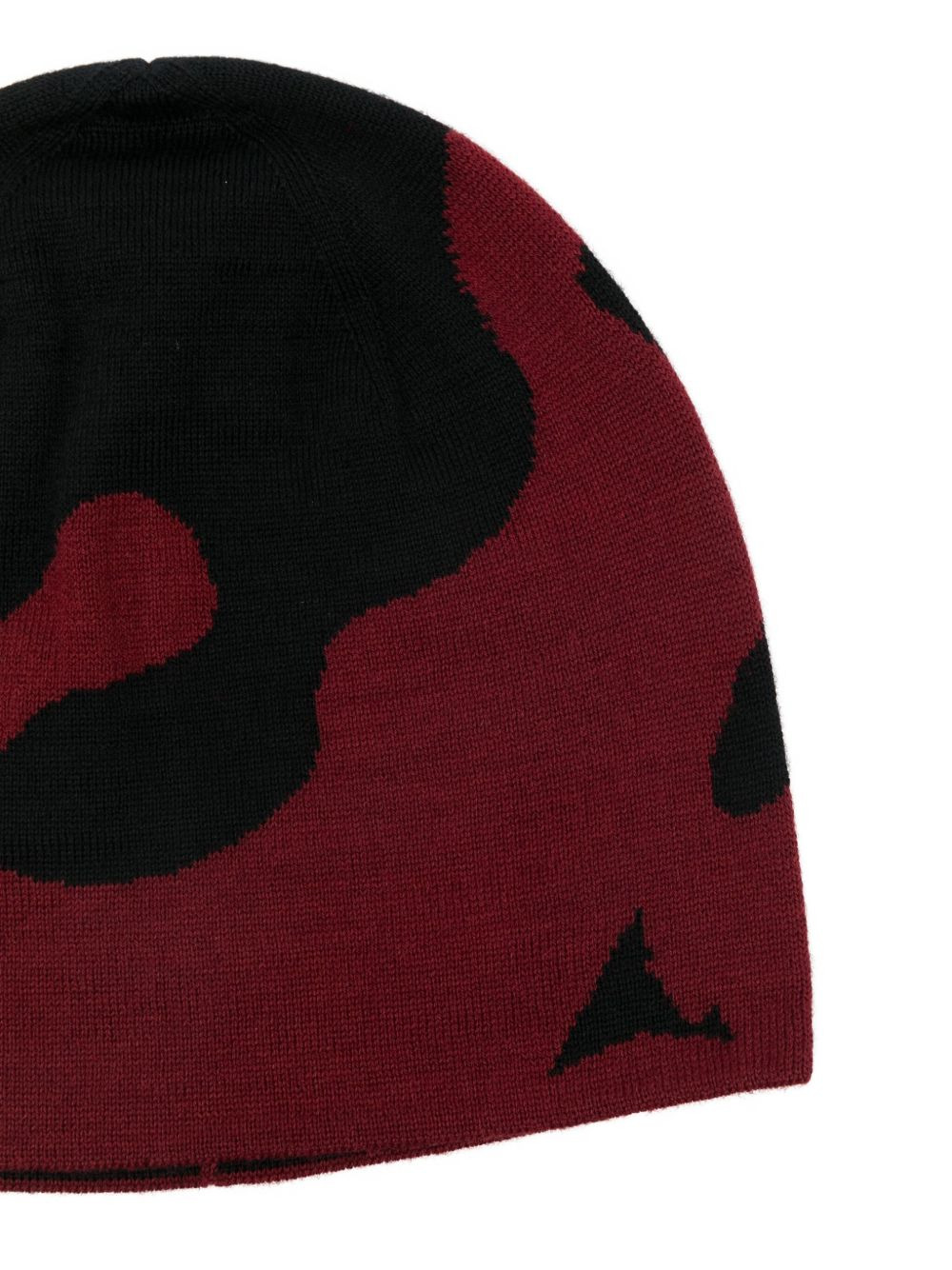Magma abstract-print beanie hat - 2