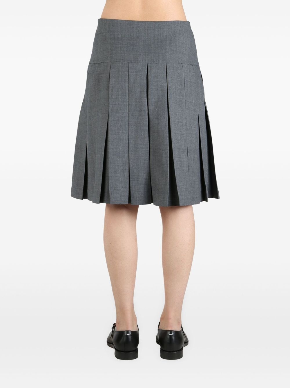 wool-blend skirt - 4