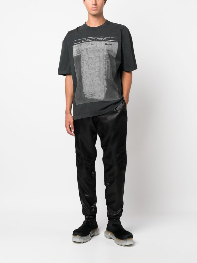 Étude Tour satin-finish trousers outlook
