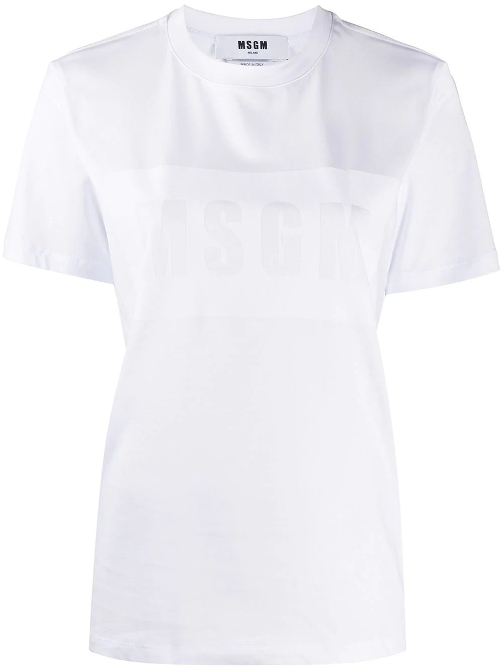 logo print short-sleeved T-shirt - 1