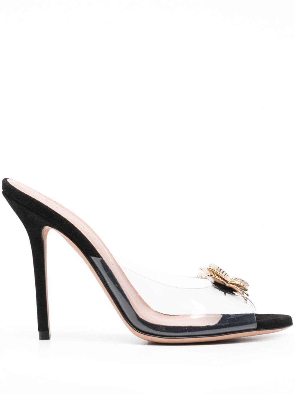 115mm butterfly-appliquÃ© mules - 1