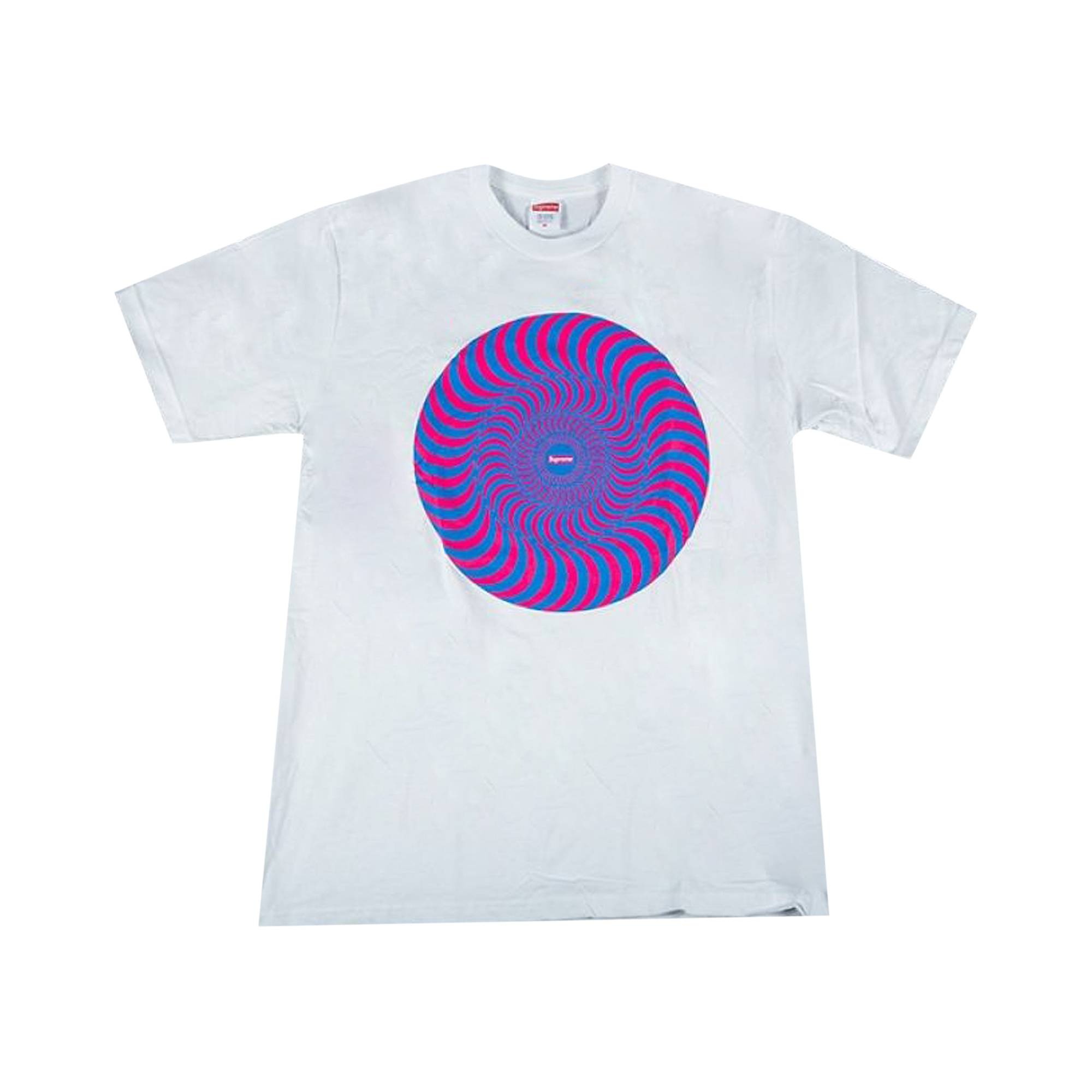 Supreme x Spitfire Classic Swirl T-Shirt 'White' - 1